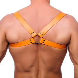 The Red Harness Harnais en cuir Shoulder Orange